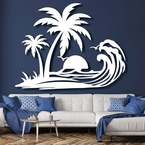 Palm Tree Metal Wall Decor