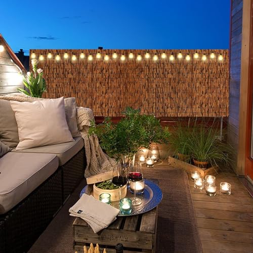 2 Pack Reed Bamboo Screen Fencing