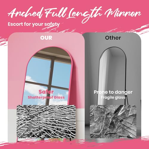 Anpark 28"x71"Arched Full Length Mirror