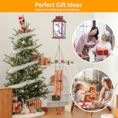 Hummingbird Lantern Wind Chimes