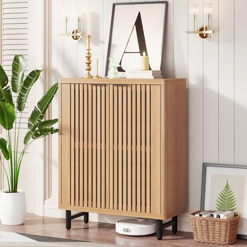 6 Tier Shoe Cabinet with Shutter Doors