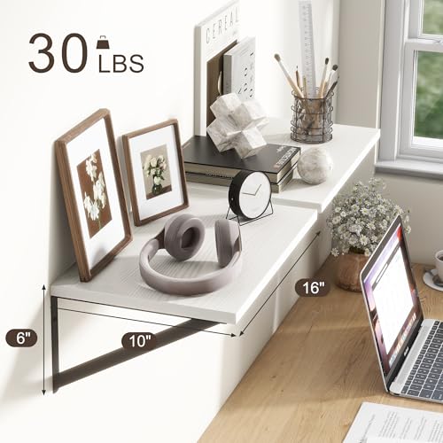 10 Inch Deep Floating Shelves (2 Count)