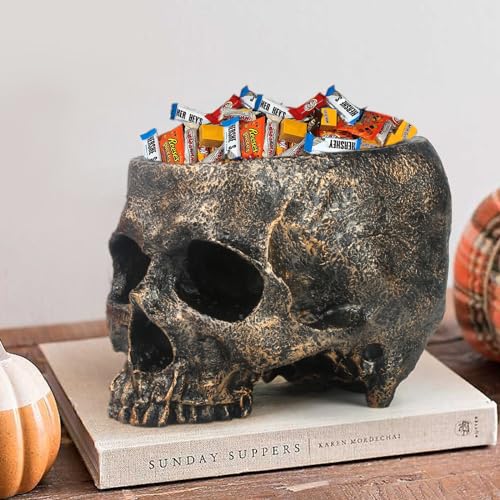 Halloween Skull Candy Bowl