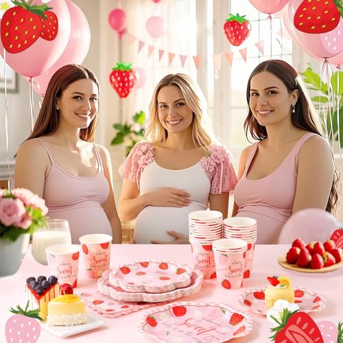 Strawberry Baby Shower Decorations for Girl