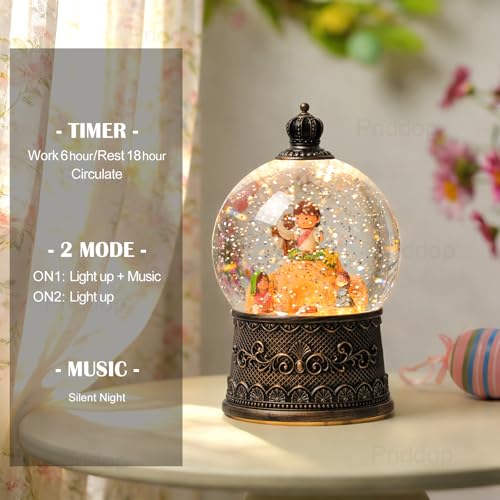 Nativity Snow Globe Empty Tomb Nativity Scene Christmas Decor 105mm