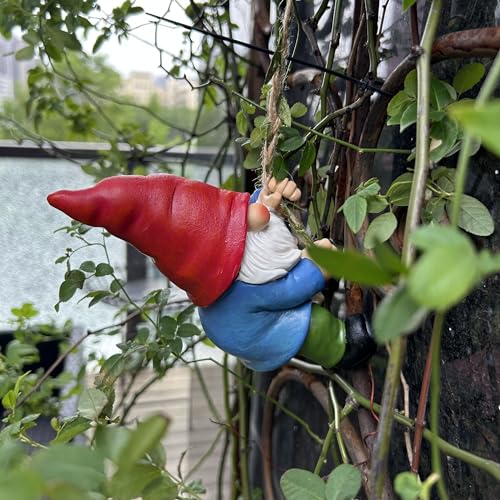 Hanging Gnome Garden Statue Decoration