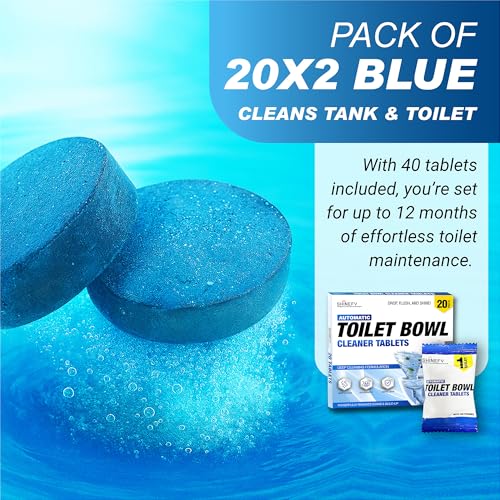 Automatic Toilet Bowl Cleaner Tablets (40 Count)