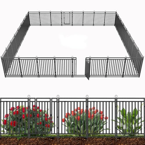 Decorative Garden Fence Large Dog Fence Outdoor for Yard (2880 sq ft sq ft)