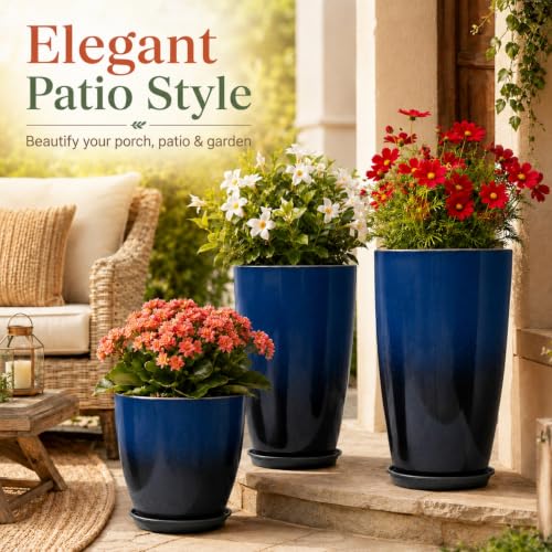 Set of 3 Tall Planter (3 Count)