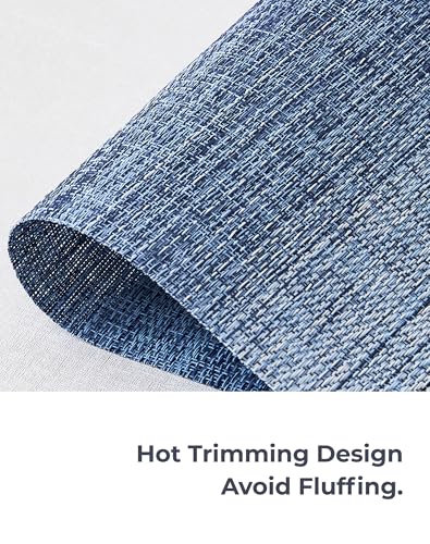 Gradient Blue Woven Placemats Set of 24 (24 Count)