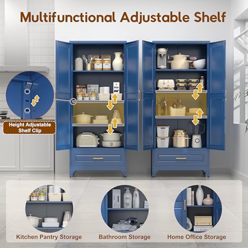 75" Kitchen Pantry Cabinet