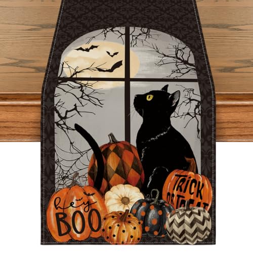 210 GSM Halloween Table Runner Home Party Decor 13x48 Inch