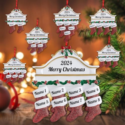 Personalized Christmas Ornaments Family of 2