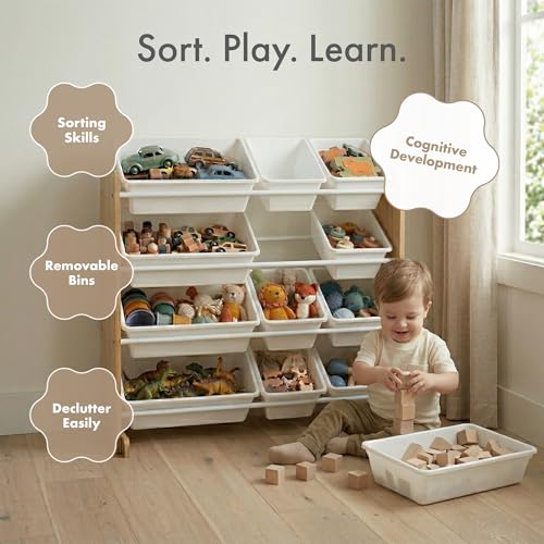 Kids Toy Organizer with 12 Bins
