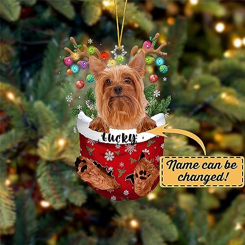 Silky Terrier Christmas Ornament