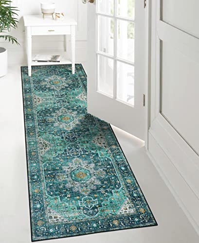 Ultra Thin Washable Vintage Runner Rug