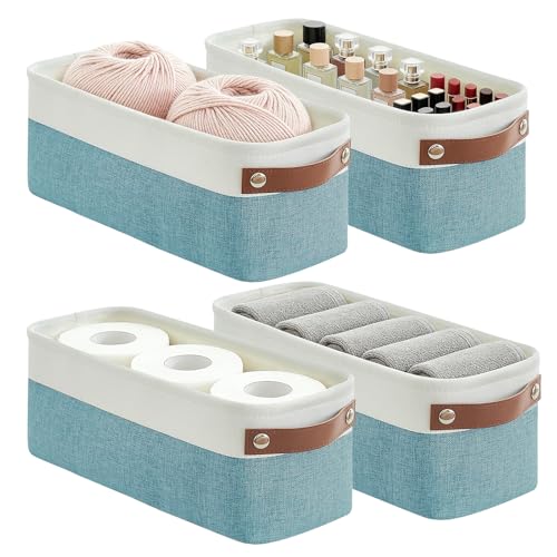 Small Fabric Storage Baskets (4 Count)