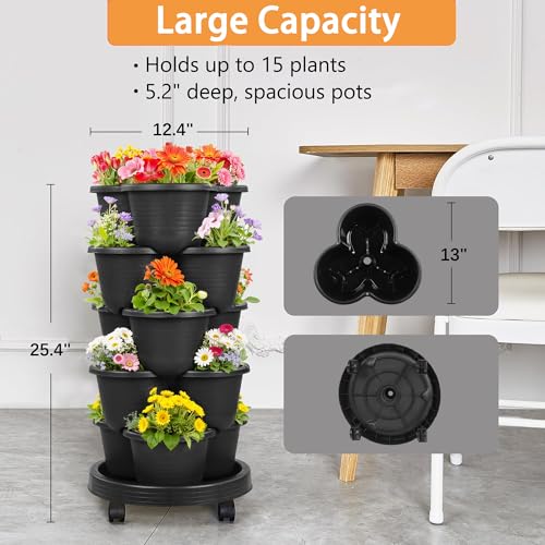 5 Tier Vertical Garden Planter (5 Count)