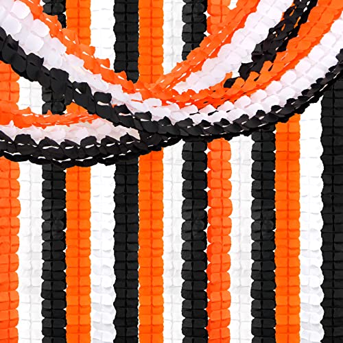 Black White Orange halloween Party (141.6 Foot)