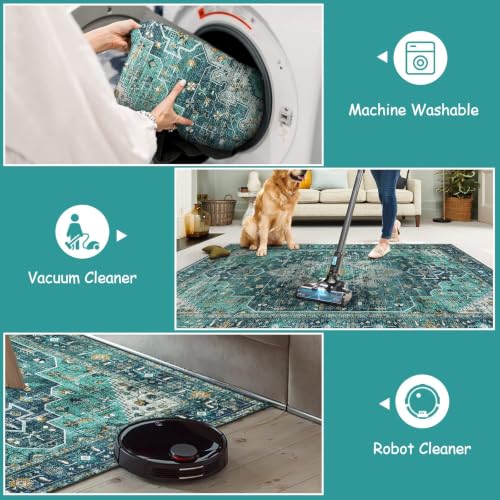 Ultra Thin Washable Area Rug