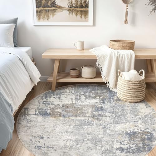 8ft Round Area Rug Living Room Rugs (24 Count)