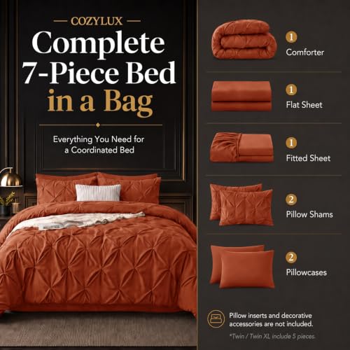 Full Size Comforter Sets Terracotta