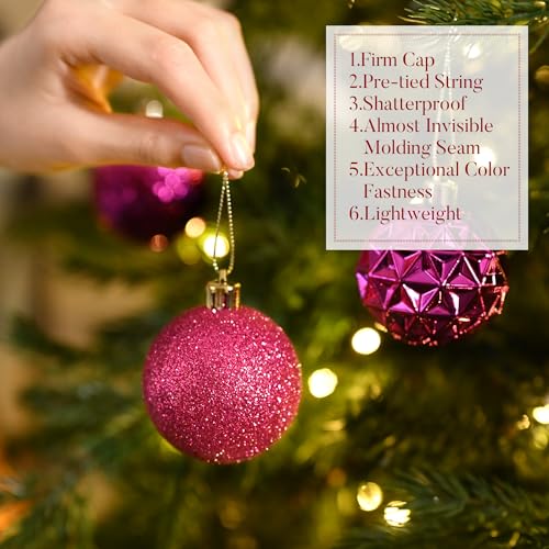 Christmas Tree Decorations Ornament Set (50 Count)