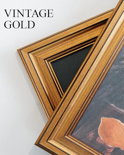 Vintage Gold Framed Wall Art for Living Room