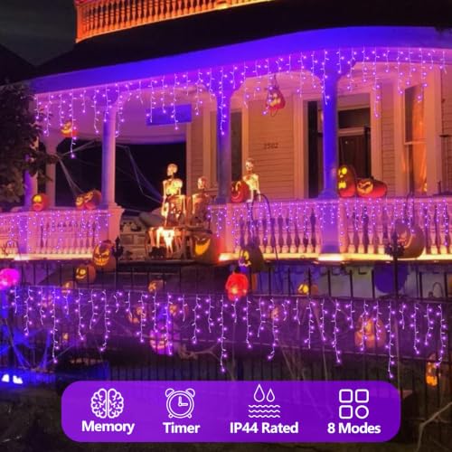 Purple Halloween Lights (99 Foot)