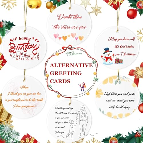 Sublimation Ceramic Ornaments (13.99 Count)