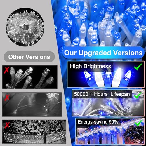 1620 LED 164FT Christmas Icicle Lights