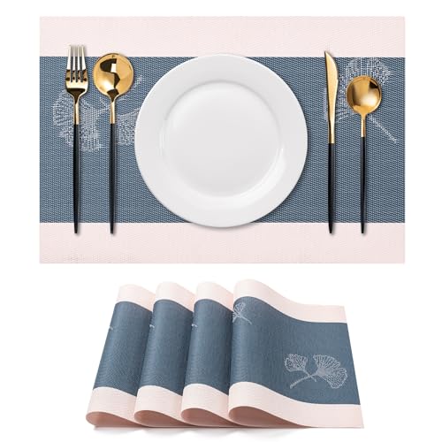 Placemats Set of 4 Washable Indoor (4 Count)