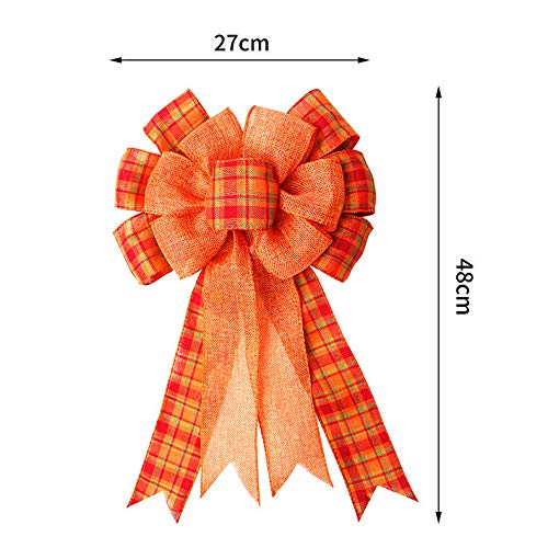 Extra Large Fall Wreath Gift Bow