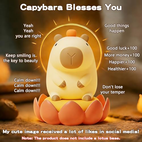 Capybara Silicone Night Light