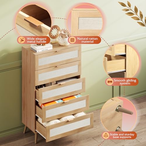 Rattan Dresser for Bedroom