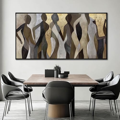 Abstract Canvas Wall Art Textured Print Pictures Contemporary Wall Decor 29"x58" Large Artwork for Living Room Kitchen Art