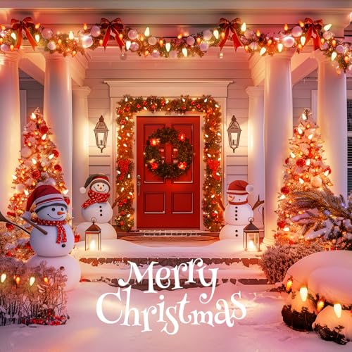 Red and Warm White C9 LED Christmas String Lights