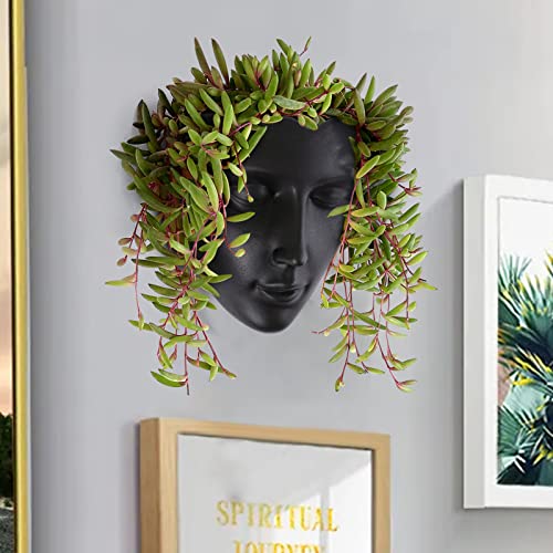 6.7" Tall Hanging Planter Wall Flower Pot for Garden Balcony Indoor or Outdoor