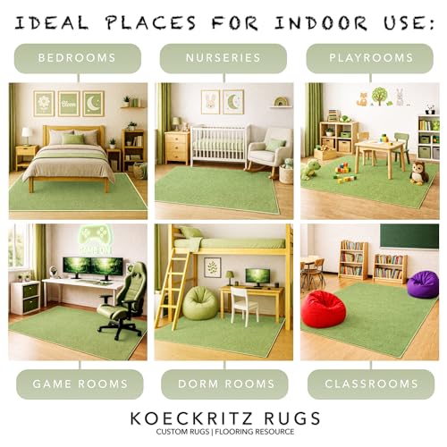 Soft & Colorful 7' x 7' Kids Classroom Area Rug