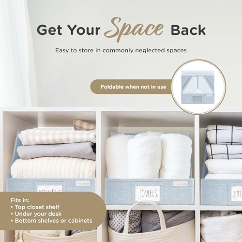 Trapezoid Closet Bins (3 Count)