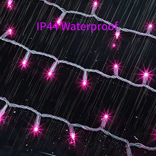 Brown Wire Purple 100 Incandescent Bulb Mini String Lights for Indoor Halloween Tree Home Garland Birthday Wedding Party Festival Decoration (100 Count)