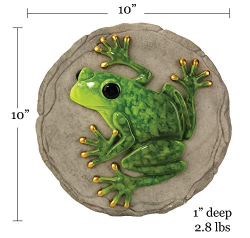 Garden Décor Raised Frog Stepping Stone