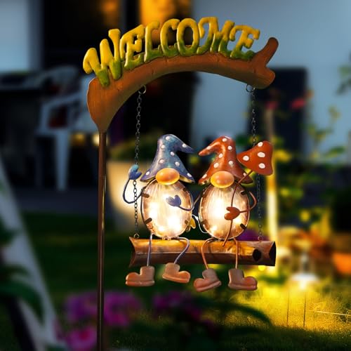 Gnomes Garden Decor Solar Lights