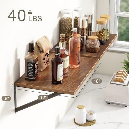 18" W x12 D Floating Shelves (2 Count)