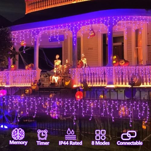 Purple Halloween Lights (33 Foot)