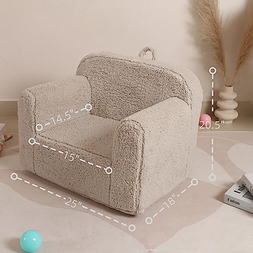 Kids Snuggly Soft Sherpa Chair