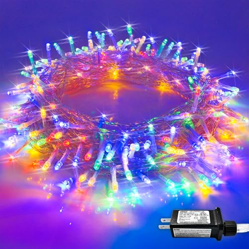 Connectable 100 LED Multicolor Christmas Lights for Tree (33 Foot)
