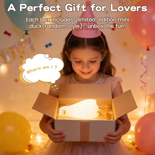 Lying Flat Duck Night Light