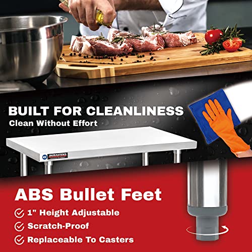 24x12 Small Stainless Steel Table