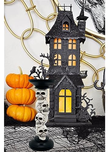 Pillar Candle Holder for Halloween Decoration Indoor